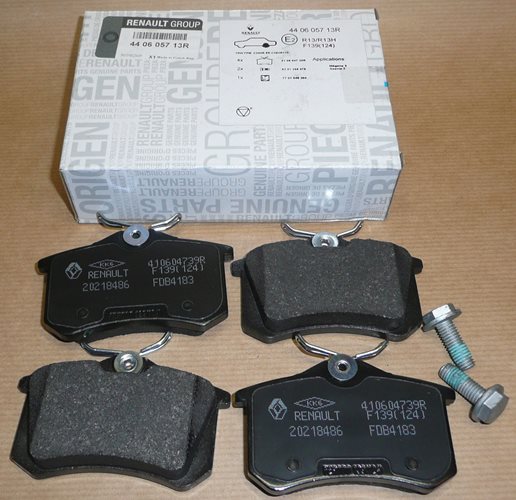 Klocki hamulcowe Renault Clio IV Megane III tył