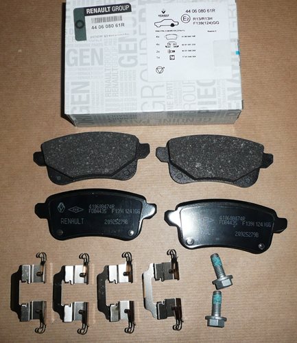 Klocki hamulcowe Renault Megane III tył