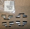 Blaszki klocków hamulcowych Citroen C2, C3, C4 tył