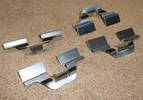 Blaszki klocków hamulcowych Citroen C2, C3, C4 tył