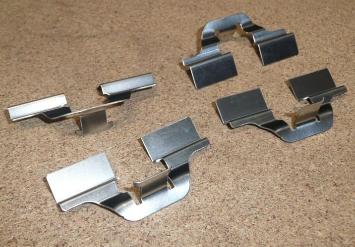 Blaszki klocków hamulcowych Citroen C2, C3, C4 tył