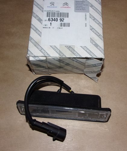 Lampa tablicy rejestracyjnej Peugeot Boxer I