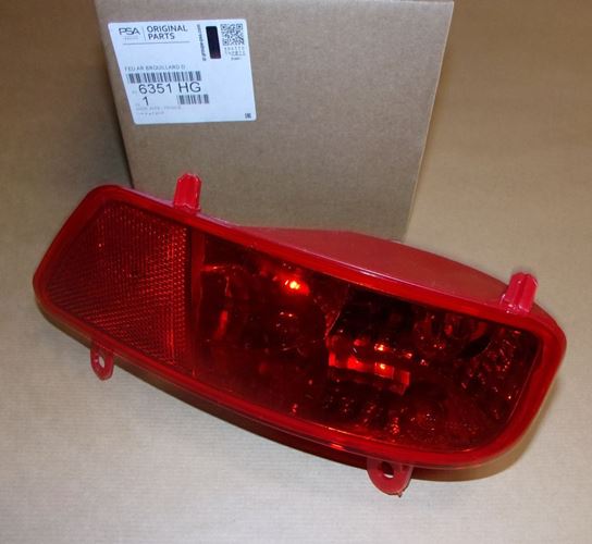 Lampa przeciwmgłowa Peugeot 3008 I tył prawa