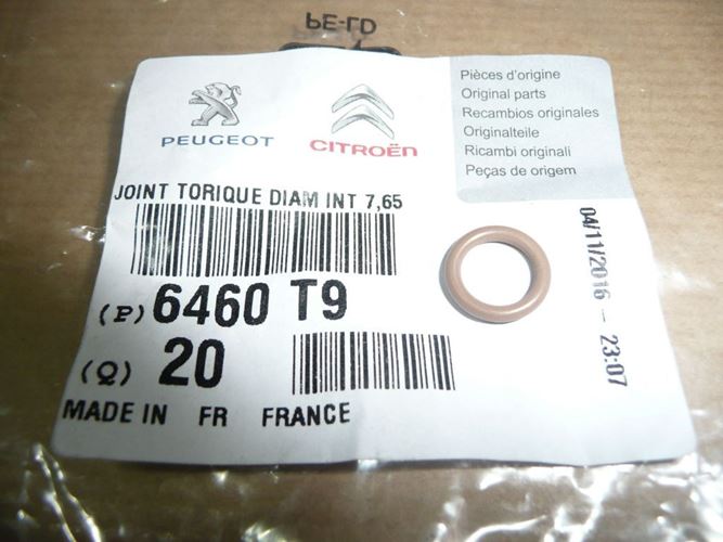 Oring przewodu klimatyzacji Peugeot Citroen