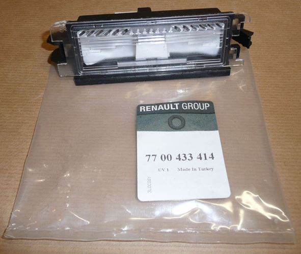 Lampa tablicy rejestracyjnej Renault Clio II Dacia Logan