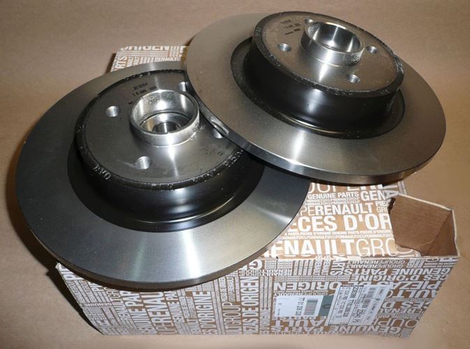 Tarcza hamulcowa komplet Renault Scenic 99-03 tył 2 szt