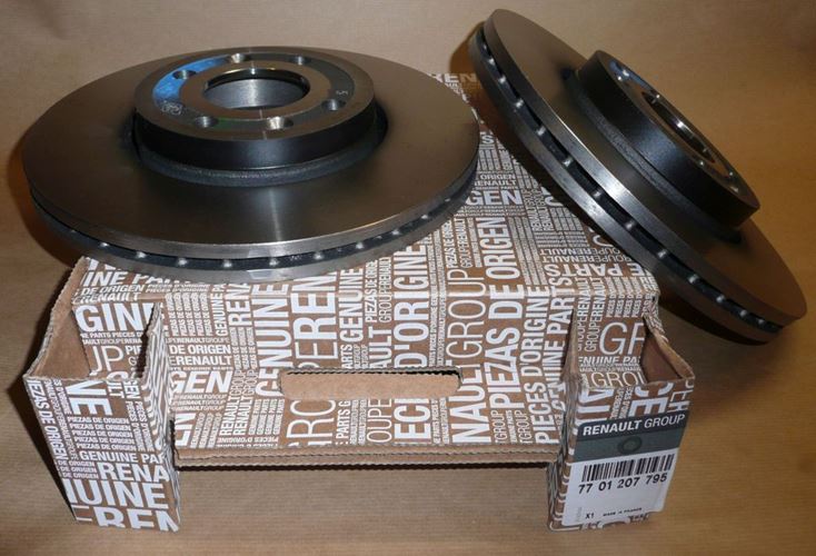 Tarcza hamulcowa komplet Renault Clio III Renault Modus przód