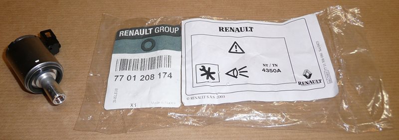 Elektrozawór automatycznej skrzyni biegów Renault DP0