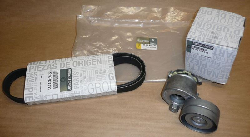 Komplet paska klinowego Renault Clio III 2.0 16V Sport