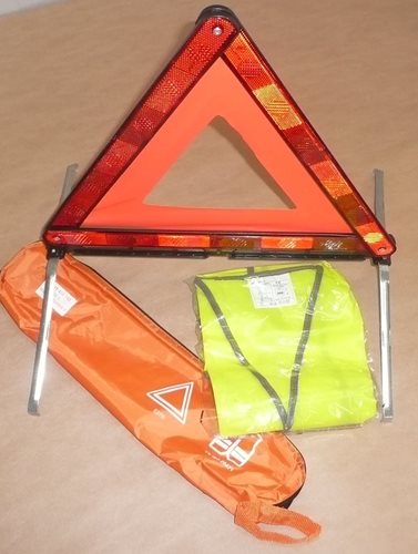 Kamizelka odblaskowa + trójkąt