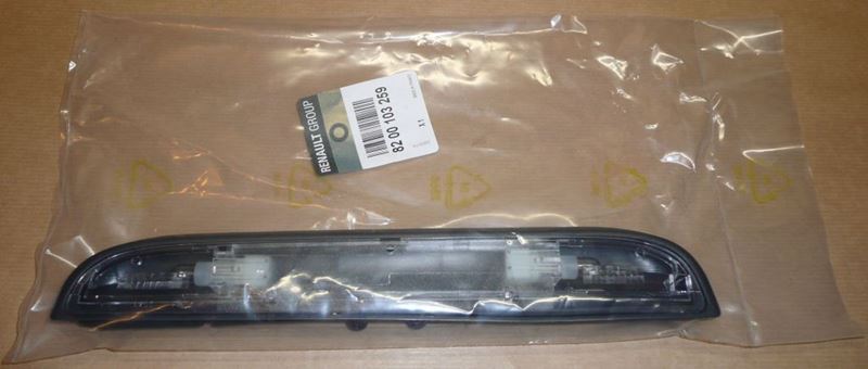 Lampa tablicy rejestracyjnej Renault Kangoo drzwi skrzydłowe