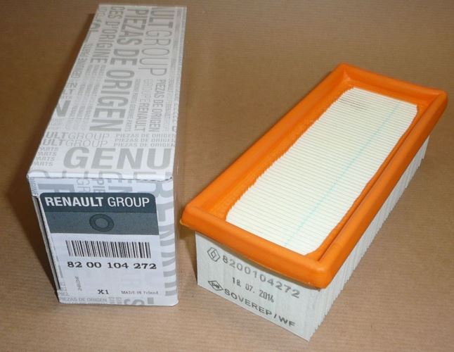 Filtr powietrza Renault Clio Kangoo D4D D4F 07.00>