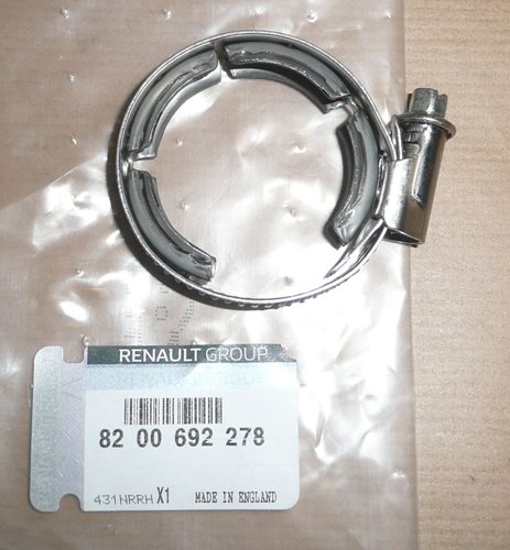 Obejma przewodu kolektora EGR Renault