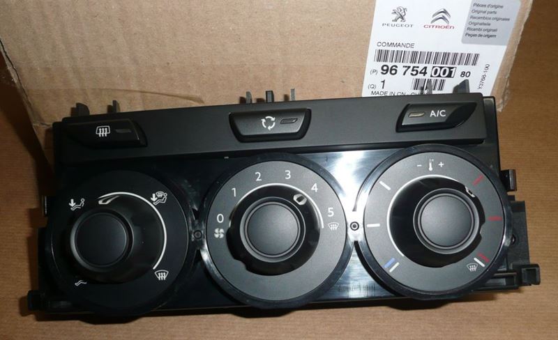 Panel sterowania nawiewu Citroen C3 DS3