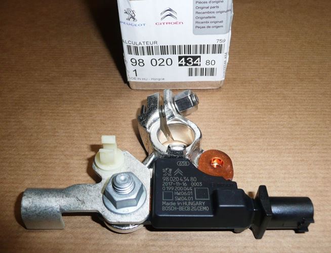 Klema z modułem naładowania akumulatora Citroen C4 Peugeot 308