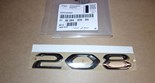 Emblemat Peugeot 208 II tył
