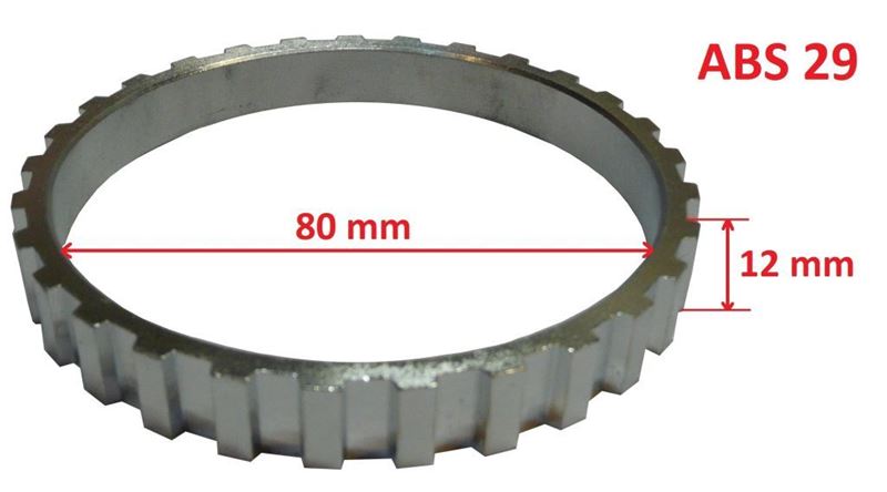 Pierścień ABS 29 Peugeot Citroen średnica zewnętrzna 90 mm