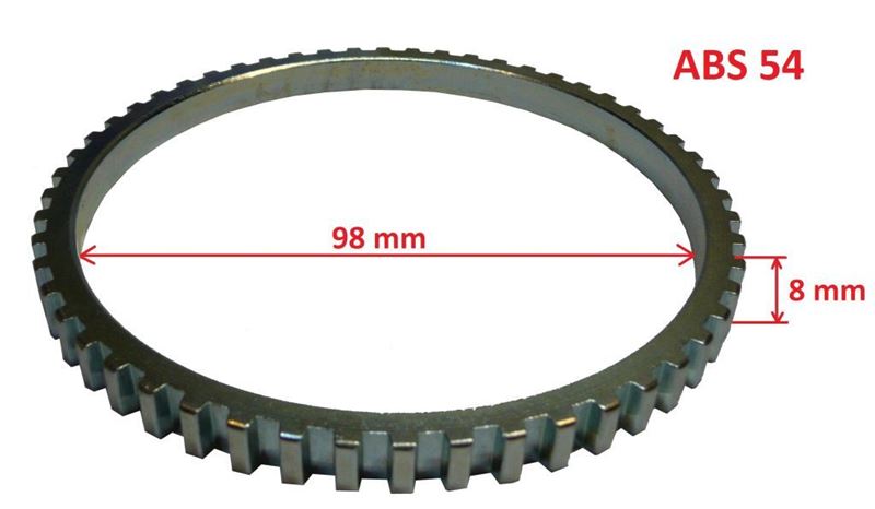 Pierścień ABS 54 Peugeot Citroen średnica zewnętrzna 110 mm