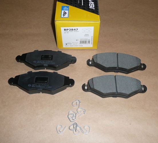 Klocki hamulcowe Peugeot 206 1.1i 1.4i 1.4 Hdi BSC