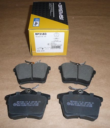 Klocki hamulcowe Peugeot 407 1.6 Hdi 2.0 Hdi tył