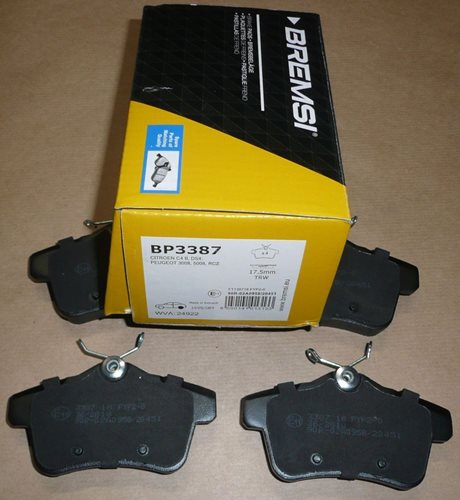 Klocki hamulcowe Citroen C4 II DS4 Peugeot 5008 tył