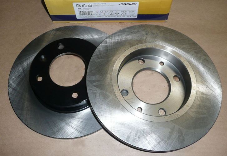 Tarcza hamulcowa komplet Citroen Berlingo Peugeot 307 tył