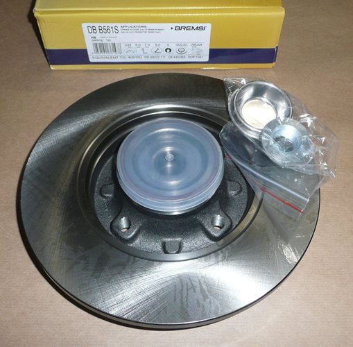 Tarcza hamulcowa Citroen C4 Peugeot 307 tył