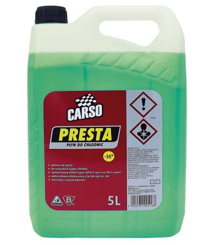Płyn do chłodnic Carso Zielony 5L -35°C