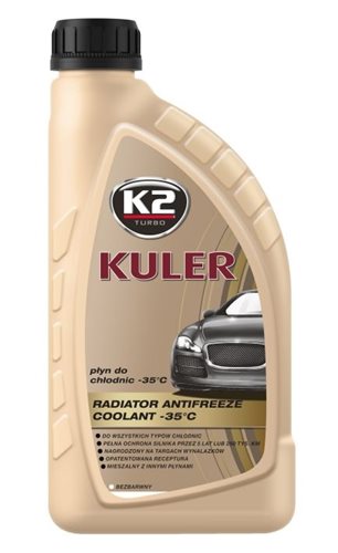 Płyn do chłodnic K2 Kuler Bezbarwny 1L -35°C
