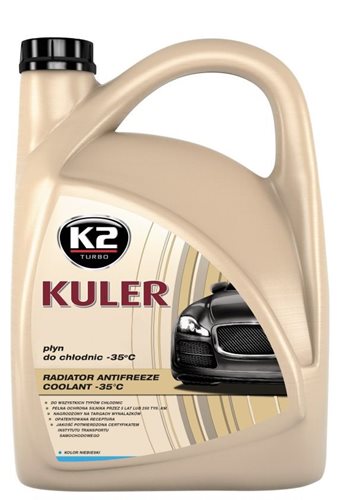 Płyn do chłodnic K2 Kuler Niebieski G11 5L -35°C
