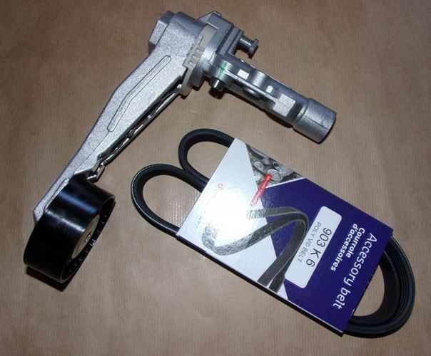 Komplet paska klinowego Citroen C3 C4 Peugeot 207 1.4 1.6 Vti