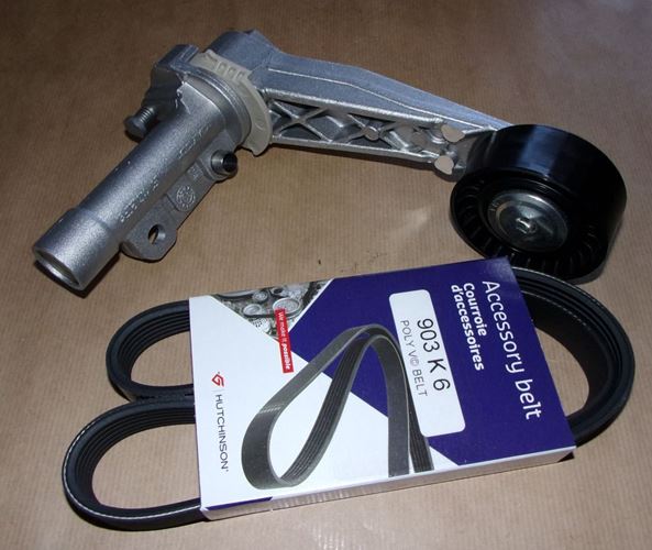 Komplet paska klinowego Citroen C3 C4 Peugeot 207 1.4 1.6 Vti