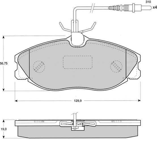 KLOCKI HAM.C ZX,XSARA,406,607 2000>