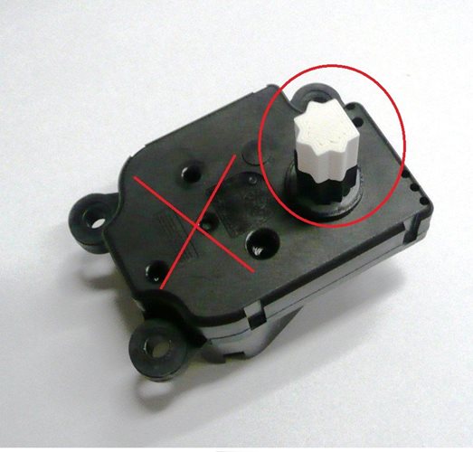 Przedłużenie motoreduktora Citroen C5 Peugeot 407