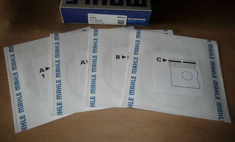 PIERŚCIENIE TŁOKA C XSARA P 306 2.0 16V