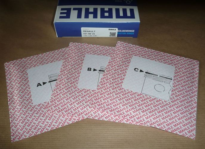 Pierścienie tłoka Renault Laguna II 1.9 Dci