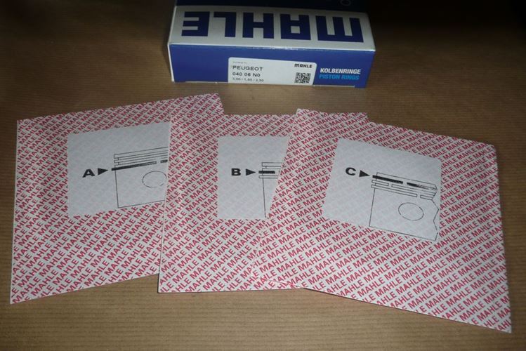 Pierścienie tłoka Citroen C5 Peugeot 307 308 1.6 Hdi