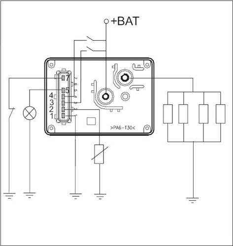 Przekaźnik świec żarowych Citroen Jumper Peugeot Boxer