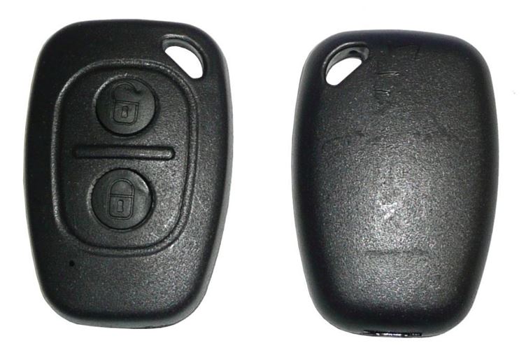 Oprawka kluczyka Renault Kangoo Czarna