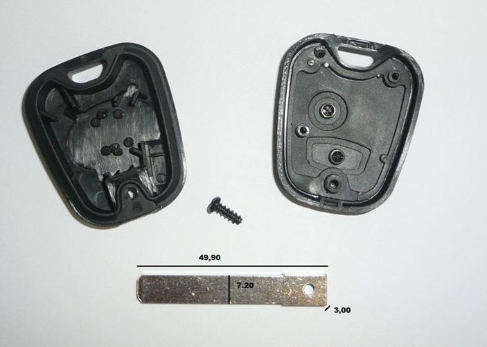 Kluczyk obudowa pilota Peugeot 108