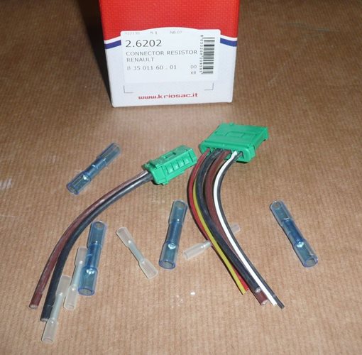 Wtyczka z wiązką opornika wentylatora