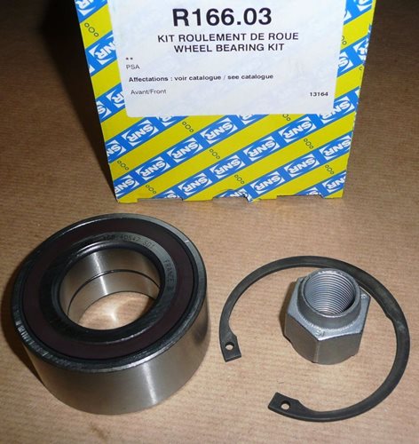 Łożysko koła komplet przód Citroen Elysee C2 C3