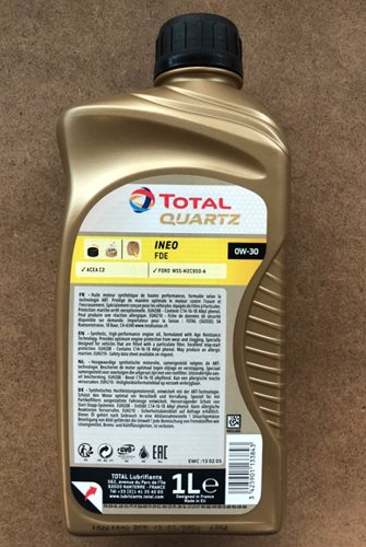 OLEJ TOTAL 0W-30 INEO FDE 1L